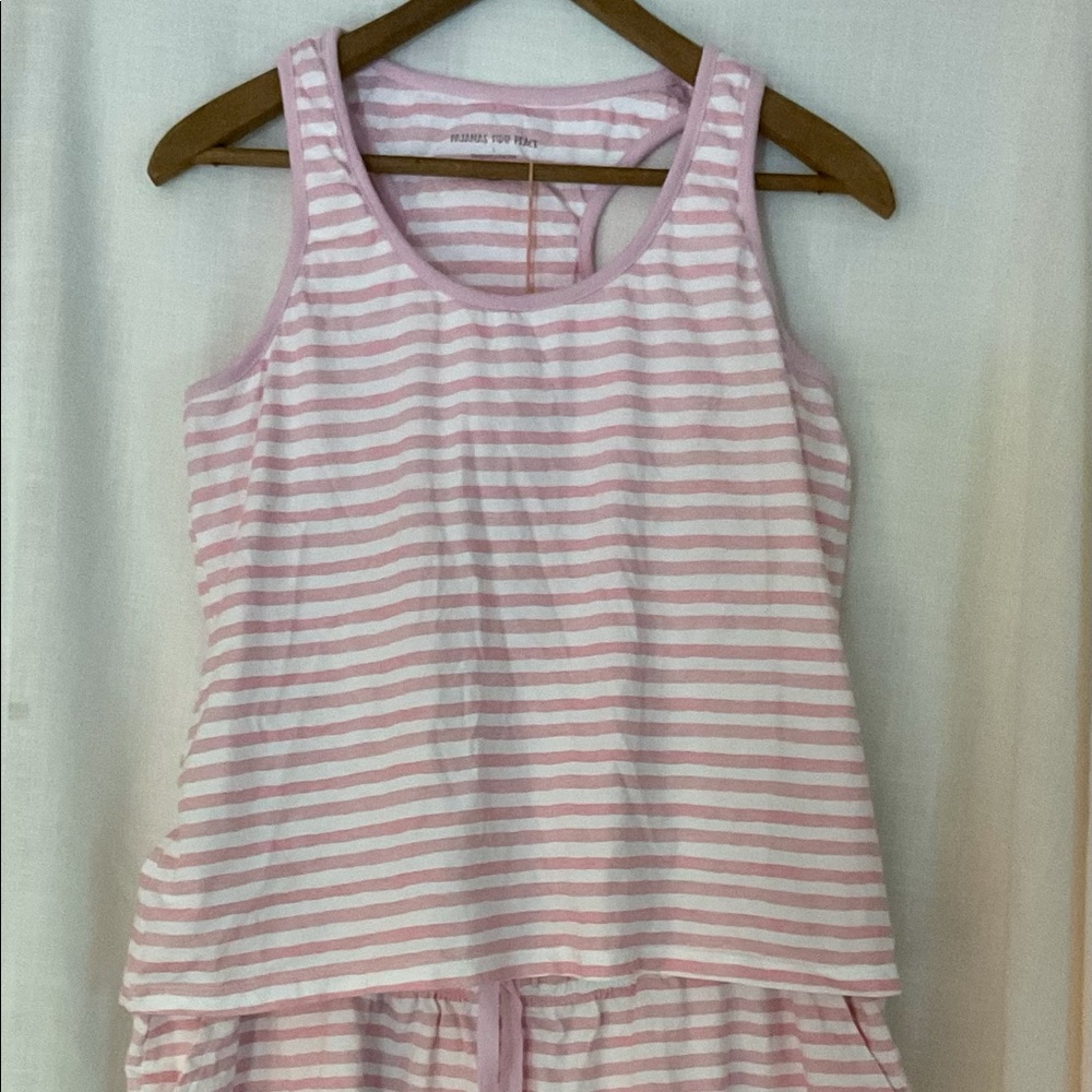 PAJAMAS FOR PEACE 2 pc cotton Tank & Shorts L